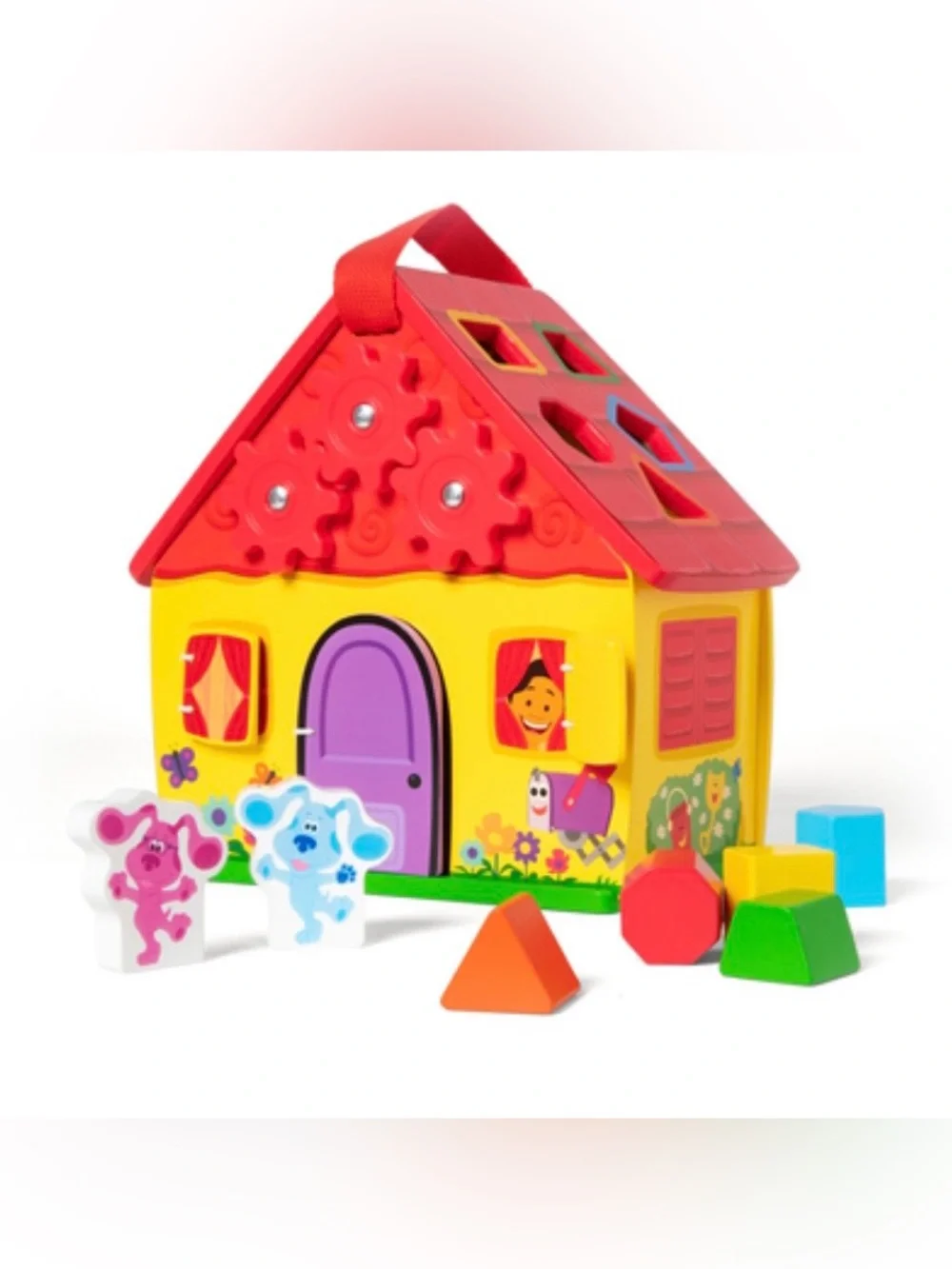 Melissa & Doug Blue’s Clues & You! Wooden Take Along House